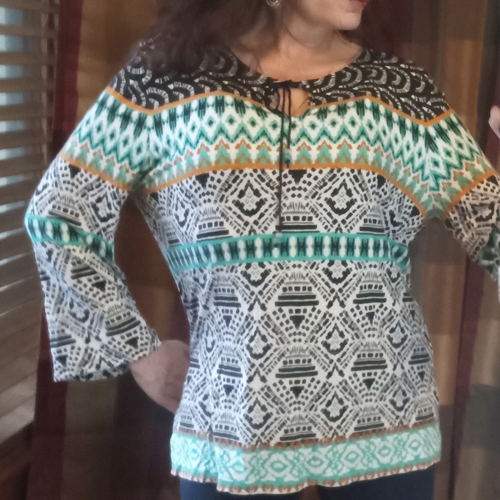 Ruby Rd Top,Ruby Rd long sleeve Top size L